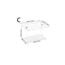 1pc Cone Shaped Acrylic Display Stand, Tabletop Decor For Cakes, Ice Cream Cones, Waffles - Clear - View 7