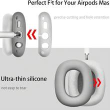 Max Silicone Protective Case (Multiple Colors Available), Sweat-Resistant Design, Headphone Cover