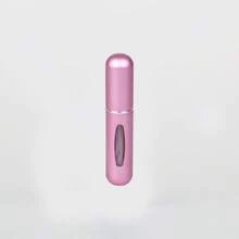1 pieza Atomizador de fragancia recargable de 5ml, Botella de spray portátil mini, Botella de perfume de viaje de aluminio, Rociador cosmético multifuncional para volver a la escuela