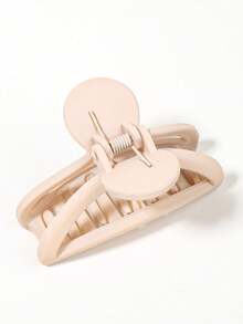 4pcs Fashionable Versatile Casual Minimalist Solid Color Hair Clips - Multicolor - View 8