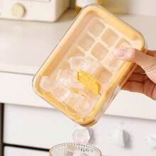 1pc Ice Cube Mold Tray, Ice Block Maker Kit, Homemade Ice Cube Freezer Accessories