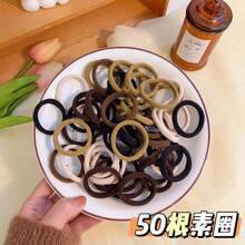 20pcs/50pcs Plain Headbands Set, Minimalist Style Hair Accessories, Versatile Casual Hair Bands Suitable For Thick Hair Back To School