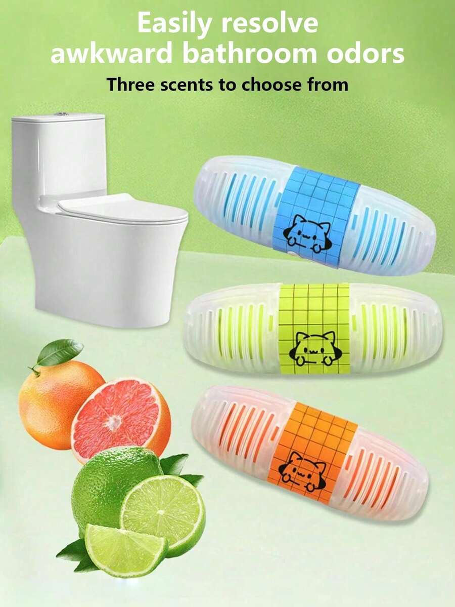 1件装马桶清洁剂除臭去除异味马桶清洁香氛固体香氛马桶清洁球悬挂式清洁防水马桶盖不怕冷 - 彩色 - 查看 1