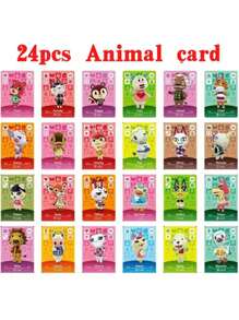 Sanrio Populares tarjetas Amiibo del juego Animal Crossing New Horizons con personajes como Ankha, Marshal, Maple para y 3DS, selección de la serie 1-5 de tarjetas NFC mini