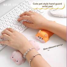 Stress-Relieving Mouse Pad, Wrist Pad, Wrist Pad, Cute Cartoon Office Desk Pad, Wrist Rest, Hand Rest, Hand Pillow