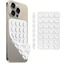 1pc (28pcs) Double-Sided Silicone Suction Cup Phone Holder - Designed For Selfie & Video Shooting, Strong Grip, Fits All Phones, Durable Adhesive Silicone Stand, Suitable For Shower Use, Ideal Video Recording & Photography Tool