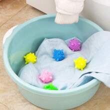 10pcs/5pcs Reusable Magical Laundry Balls - Colorful Stain Remover Balls, Anti- Washing Balls, High Quality Reusable Laundry Fabric Softener Alternative For Washers & Dryers, Gentle On Fabrics, No Electricity Required, Laundry Accessories