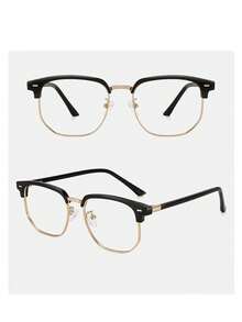 2 Cặp kính thời trang unisex, gọng kính kiểu công sở, tròng kính đổi màu, thích hợp sử dụng trong nhà và ngoài trời, phù hợp cho lái xe, câu cá, leo núi, đạp xe, chạy bộ, chơi golf và các hoạt động hàng ngày khác (tròng kính đổi màu có các màu xanh dương, nâu và xám) - Nhiều màu - Xem 7