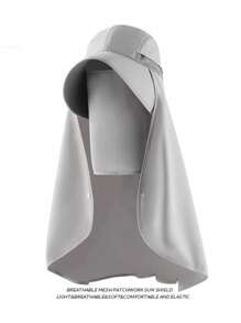 1 szt. Wielofunkcyjny kapelusz przeciwsłoneczny 360° z osłoną szyi, damski letni kapelusz przeciwsłoneczny