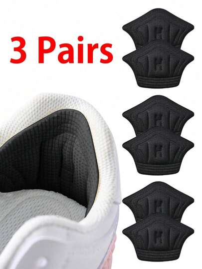 COSYLEE 3pcs/Set Adjustable Heel Liner Pads, Suitable For Casual Shoes And Sports Shoes To Prevent Chafing, For Women Shoes, Men Sneakers, Winter Shoes
