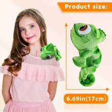 Poupée peluche caméléon magnétique changeant de couleur, peut être collé sur les vêtements pour des jeux de rôle, décoration de fête, anniversaire d'enfant, cadeau de Noël, poupée de vêtements, Jelly chat, Raiponce, vêtements, poupée de vêtements