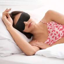 1 pièce Masque pour les yeux léger et respirant, Masque pour les yeux 3D doux et confortable adapté pour le sommeil, la sieste, les voyages, le travail de nuit, le yoga et la méditation