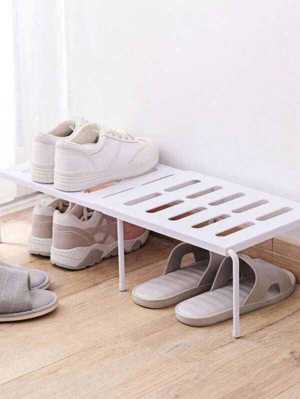 1 pièce Étagère à chaussures pliable et extensible, étagère de rangement gain de place pour la maison, la cuisine