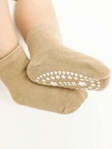 5 par wielokolorowych skarpetek antypoślizgowych dla niemowląt i dzieci, miękkie, kropkowane, gumowe skarpetki dla maluchów, odpowiednie do noszenia w pomieszczeniach i na co dzień