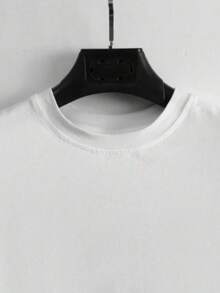 100% Cotton T-Shirt Printed Brazil Comfortable Shirt Summer Fashion Premium Blouse - 白色 - 查看 4
