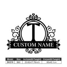 1 Logotipo de arte en metal fino - Logotipo personalizado con apellido, diseño de nombre, decoración del hogar con iniciales personalizadas en miniatura, estilo clásico, decoración de pared duradera montada en la pared para fiestas temáticas, regalos entrañables perfectos para amigos y familiares, regalos de boda personalizables, multifuncional, duradero, ornamental, reutilizable, exquisito, elegante, de alta calidad, colorido, moderno, personalizado, único, decoración del hogar, colgantes de pared personalizados - Multicolor - Ver 72