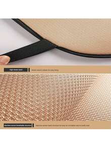 Cubierta de asiento de coche de verano fina, cojín de asiento delantero / asiento trasero / tres piezas, de tela fresca y transpirable