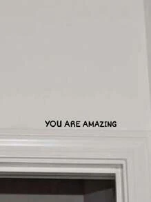 Motivational Quote Stickers Inspirational Text Stickers You Are Amazing Positive Affirmations For Kids And Adults Perfect For Home Office School Decor Room Decor Home Decor Wall Decor Personalized Wall Stickers