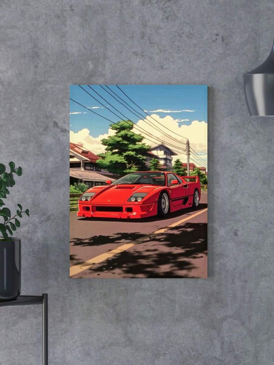 Decorative Plaque/Frame Fast Racing Cars - 圖片 6 - 查看 1