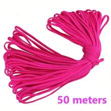 10/50/100M Black Nylon Macrame Cord - Versatile Braided String For Bracelets, Shamballa Rope & Crafts, 0.5-4mm Thickness