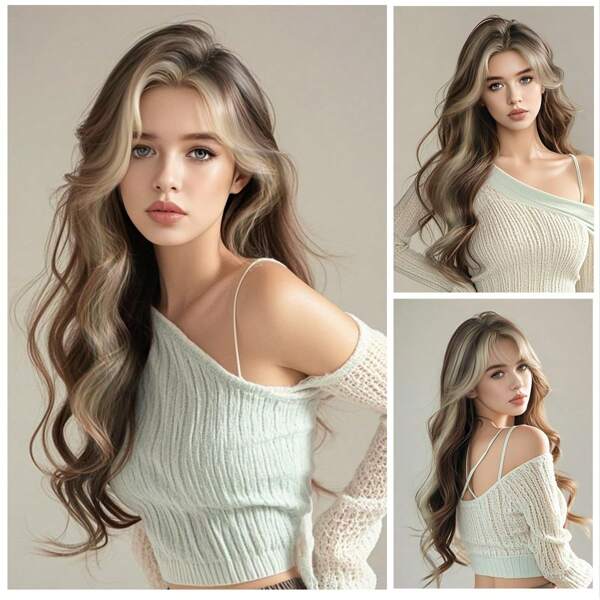 Stunning 28 - Inch Wavy Wig: Embrace Effortless Style, The Perfect Accessory For Any Outfit