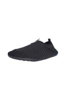 1cm Thick Sole Unisex Solid Color Beach Sport Fashion Aqua Shoes, TPR(Thermoplastic Rubber) Material, Suitable For Hiking, Water Activities, Gym, Beach, Wedding, Party, Office, All Season