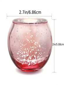 12 Candelabros rosas - Candelabros de velas de té rosas, Candelabros de vidrio, Adecuados para decoración de fiesta de cumpleaños, decoración de mesa de festival, Halloween, decoración navideña