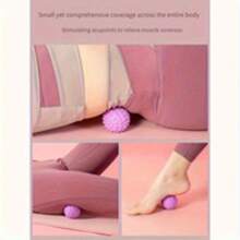 TPR Foot Massage Ball For Muscle Relaxation, Yoga, Fitness. Relieve Pain In Shoulder, Neck, Waist And Back Gym Accessories