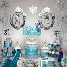 Disney [Disney] Decoraciones para tarta de cumpleaños de Frozen, Blancanieves, Palillos Feliz Cumpleaños, Decoraciones para tarta de princesa, Adecuado para tartas de cumpleaños, tartas de aniversario y tartas festivas