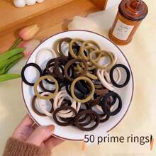 20pcs/50pcs Plain Headbands Set, Minimalist Style Hair Accessories, Versatile Casual Hair Bands Suitable For Thick Hair Back To School
