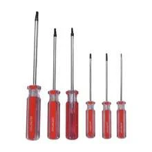 6 個の三角ドライバー三角ドライブヘッド TA1.8 TA2.0 TA2.3 TA2.7 TA3.0 TA4.2 ネジ取り外し修復ツールハンドマニュアルツール - シルバー - チェックする 5