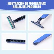 Pack 24 Unidades Maquina Afeitadora Para Barber 3 Hojas - Multicolor - Ver 5