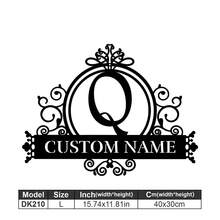 1 Logotipo de arte en metal fino - Logotipo personalizado con apellido, diseño de nombre, decoración del hogar con iniciales personalizadas en miniatura, estilo clásico, decoración de pared duradera montada en la pared para fiestas temáticas, regalos entrañables perfectos para amigos y familiares, regalos de boda personalizables, multifuncional, duradero, ornamental, reutilizable, exquisito, elegante, de alta calidad, colorido, moderno, personalizado, único, decoración del hogar, colgantes de pared personalizados - Multicolor - Ver 75