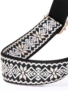 高品质真皮奢华手提包，女士设计师单肩斜挎包，2025新款 - 黑色 - 查看 9