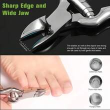 Professional Toenail Clipper - A Particularly Sharp Pointed Blade Used For Thick Toenails And Embedded Toenail Trimming And Foot Repair Tools