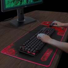 Enhance ENHANCE GX-MP2 Foam Mouse Pad Black And Red (ENGXMP2100RDEW)4496437