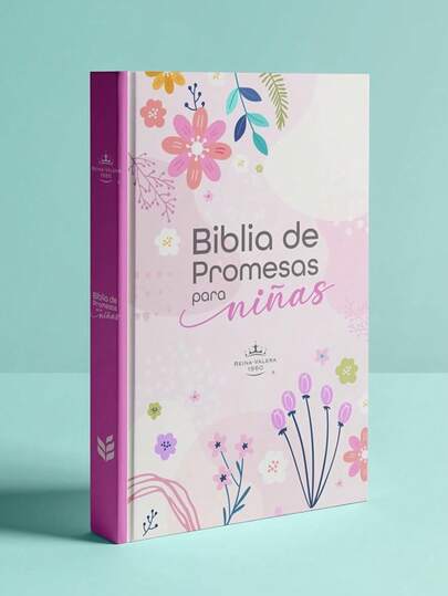 Biblia de Promesas RVR-1960 Para niñas Tapa dura con 16 Enseñanzas