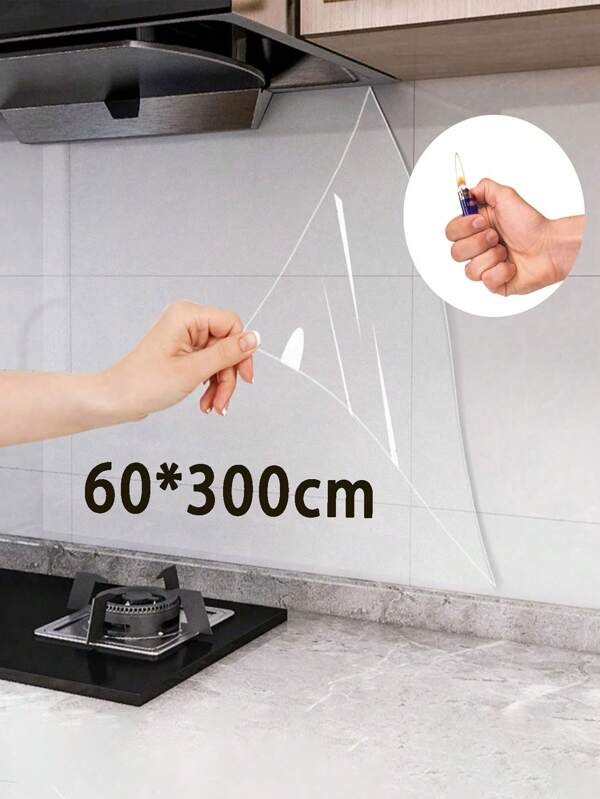 Película protectora de pared estática, película protectora de pared transparente, película autoadhesiva con brillo transparente, película protectora desmontable, almohadilla transparente para cajones, gabinete de cocina, escritorio, rollo de refrigerador, papel de contacto desmontable, adsorción estática transparente, película protectora de pared de plástico para botes de basura, respaldo de silla, muebles, puerta 60 * 300 CM