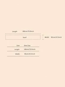 1pc Women's Linen Printed Beach Shawl/Scarf, Suitable For Sun Protection, Middle East Turban, Daily Use, Spring/Summer - Multicolor - View 4