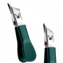 Set van 3 schuine nagelknippers in de vorm van een adelaarsbek, multifunctionele set met grote opening en anti-spat nagelknippers, hoogwaardige dikke en harde manicureschaar
