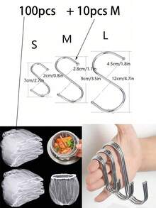 25 件/100 件/200 件厨房水槽排水过滤器，一次性垃圾过滤器网袋，用于食物残渣