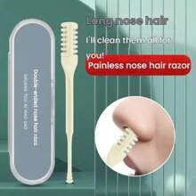 Set di 2 strumenti manuali aggiornati per rifinire orecchie e naso per donne/uomini, trimmer portatile per uso personale, taglianasino/strumento per la pulizia interna dell'orecchio