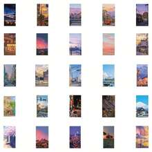Stunning! 55 Pcs Gorgeous Landscape Stickers - For Decorating Phones, Computers, Luggage, Laptops, Cups, Excellent Gift