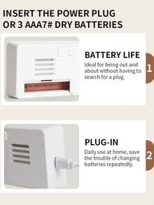 LED 数字时钟，亮度可调，温度显示，语音控制，适用于家庭、办公室、学校等。 - 彩色 - 查看 8