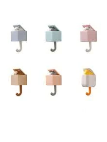 1 个塑料墙钩，可爱卡通设计墙钩适用于家庭 6 种风格创意猫挂钩可爱无缝宿舍卧室门衣钩挂钩钥匙雨伞毛巾帽衣帽架墙壁装饰圣诞节、万圣节、感恩节礼物塑料墙钩，可爱卡通设计墙钩适用于家庭 - 掛鉤 - 查看 14