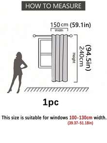 1pc Soft Fabric Solid Color High-End Minimalist Blackout Luxurious Gold Color Holiday Atmosphere Christmas Best-Selling Curtain - Champagne - View 21