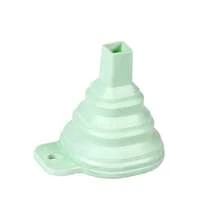 1 pieza Embudo mini retráctil de boca ancha, apto para porcionar aceite de cocina, salsa de soja, vinagre y artículos de limpieza de baño