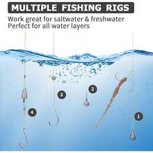 TRUSCEND Widely Used Fishing Lures & Tackle Kit Worth Ever Penny, Selected Fishing Kit For Starter Freshwater Saltwater, Economic/Giftable/Premium Fishing Gear Set Available, For Family - E-203pcs Economic Kit - View 6