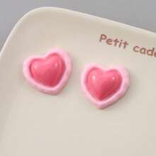 New Two Tone Bright Face Love Resin Accessories DIY Hair Clips, Hair Clips, Accessories For Water Cups, Refrigerators, Surface Mounted Accessories