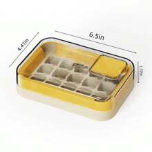 1pc Ice Cube Mold Tray, Ice Block Maker Kit, Homemade Ice Cube Freezer Accessories